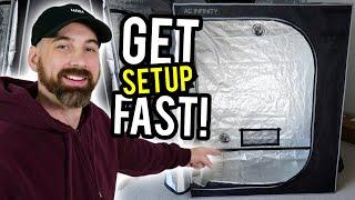 How To Assemble a 2x4 Grow Tent! (Step-By-Step)