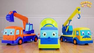  Baby Trucks   | Nursery Rhymes For Kids | Happy Tots