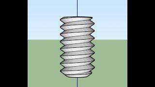 Bolt and Threaded Nut Part 2 - Tapered Threaded Rod