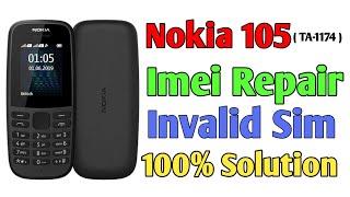 Nokia 105  imei Change Code | invalid SIM Problem  Solution | PTA Registration Code | Nokia TA-1174