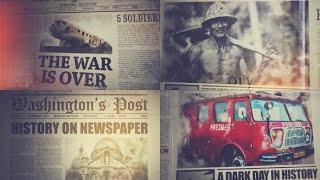 Newspaper HeadLines Promotion for AfterEffect 2017 or last  | | Free Download Templates