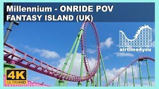 Millennium - ONRIDE POV 1st row - Vekoma Custom MK-1200 - Fantasy Island (UK) - 04.07.24 - 4K