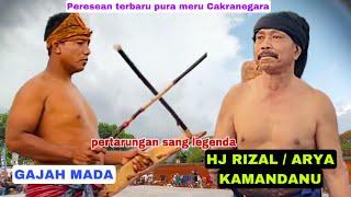 HJ RIZAL /ARYA KAMANDANU VS GAJAH MADA || Peresean paling seru sepanjang sejarah || Peresean terbaru