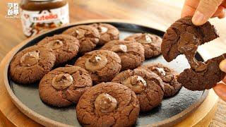 Only 3 ingredients!! Microwave Chocolate Cookies! Super Easy! Rich and Fudgy!