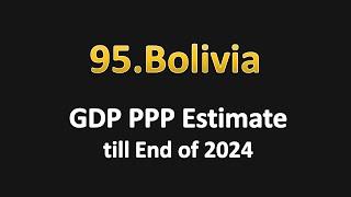 Bolivia Estimate GDP PPP till December 2024