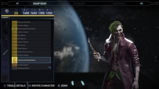 Injustice 2 - Joker Epic Gear Showcase/ Special Moves