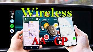 Wireless Apple CarPlay & AndroidAuto - Any Car