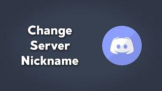 Change Server Nickname in Discord | Change Name in One Discord Server | Simple Discord Tutorials