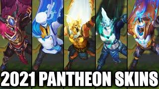 Pantheon | All Skins 2021 (League of Legends)