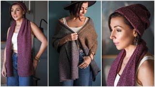 Step-by-Step: Learn the Interlocking Stitch, and Crochet 3 Fabulous, Tweedy Accessories!