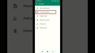 How to turn off two step verification whatsapp #shorts #uniquetechtips