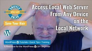 Other - Access Local Web Server From Any Device on the Network