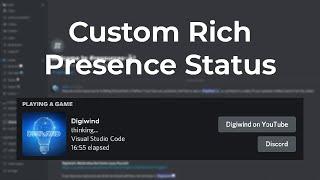 Get a Custom Discord Status with Buttons! | Python