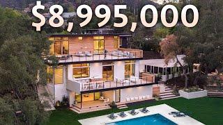 Touring a $8,995,000 Los Angeles Modern Home with a Really COOL Guest House!