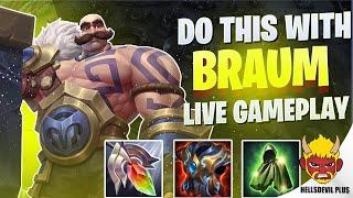 Braum Is Broken If You Do This! - Wild Rift HellsDevil Plus Gameplay