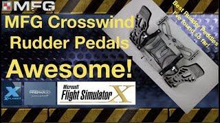 MFG rudder Pedals review,  accurate and realistic X-Plane, FSX, P3D, DCS World, ARMA.