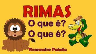 Rimas: O que é? O que é? Consciência fonológica - Educação Infantil e Alfabetização