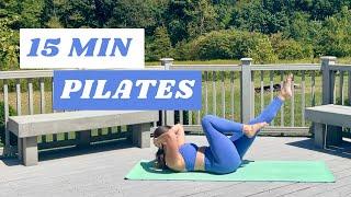 15 MINUTE FULL BODY PILATES WORKOUT (No Equipment)