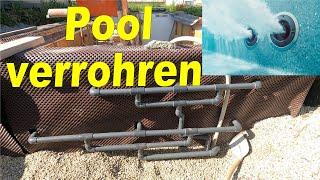 FdS Pool : Pool Verrohren  Pool PVC-U Rohre Kleben 