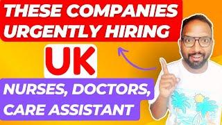 UK Companies Hiring Overseas Health Professionals || Send Your CV || ImmigrationDiaries || Apply Now