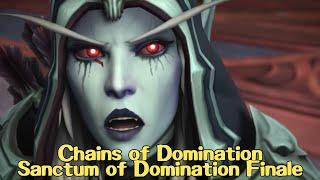 Sylvanas Defeat - Sanctum of Domination Raid Finale – WoW Shadowlands Chains of Domination Cinematic