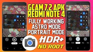 Gcam 7.2 apk for Redmi Note 4 | Fully Working | Astro Mode | Portrait Mode | HDR+