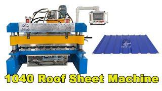 Philippine Hot Sell 1040mm Roof Sheet Roll Forming Machine