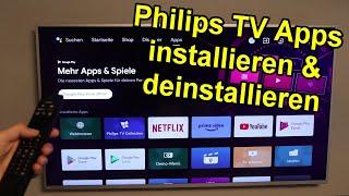 Philips TV Fernseher Apps installieren & deinstallieren - Anleitung deutsch