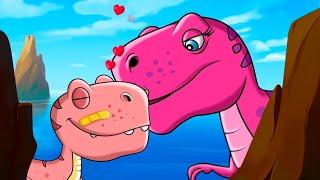 Baby Trex Got A Boo Boo | Boo Boo Song | FunForKidsTV - Nursery Rhymes & Baby Songs