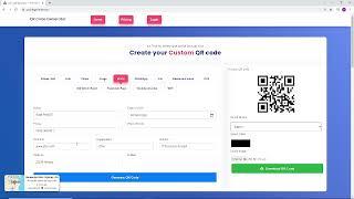 QR Code Vcard Generator. Gfixi Solutions