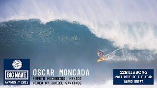 Oscar Moncada at Puerto - 2017 Billabong Ride of the Year Entry - WSL Big Wave Awards