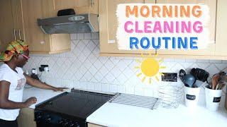 ROUTINE MÉNAGE DU MATIN //ORGANISATION MAISON - MOTIVATION MÉNAGE SIMPLE ET ÉFFICACE | NELLYGDEUGOUE