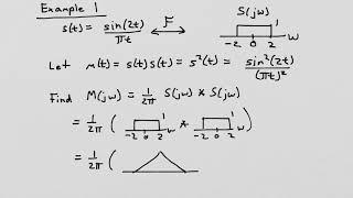 Continuous Time Fourier Transform Multiplication Property