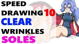 SPEED DRAWING 10 - Clear Wrinkles Soles