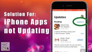 Solution Video on I cannot Update Apps on my iPhone