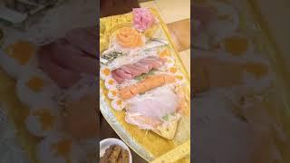 Saraaap kain tayo mix Sashimi platters #reels #mukbang #sashimi #nijirestaurant #shortsvideo #shorts