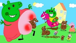 Peppa Pig Faces a Zombie Invasion in the City! ‍️ | Peppa Pig Funny Animation