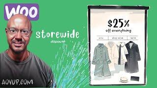 Create Storewide Discount (WooCommerce Tutorials)