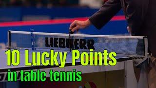 10 lucky points in table tennis