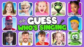 Guess Who Is SINGING? | Lay Lay, Kinigra Deon, King Ferran, Salish Matter, Wednesday, MrBeast, Elsa