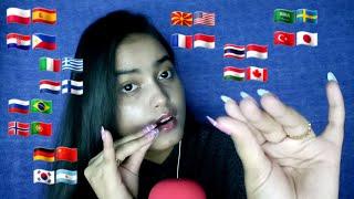 ASMR Whispering *Hungry* in 35+  Different Languages