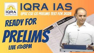 UPSC Prelims Online Test announcement by Shekhar Sir #iqraias #upsc #prelims Part 3