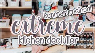 CLEAN AND DECLUTTER WITH ME 2021 | Kitchen Declutter & Organization | Declutter With Me | Konmari
