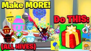 How To Make MORE Honey In x2 Honeyday Event & Boosting Tips For ALL HIVES! (Bee Swarm Simulator)