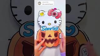 Sanrio blind bag #halloween #papercraft #diy #sanrio #blindbag #squishy #asmr