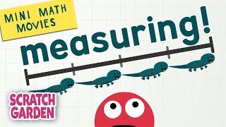 Measuring! | Mini Math Movies | Scratch Garden