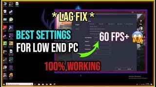 FIX LAG in Tencent Gaming Buddy Low End PC PUBG Mobile ( 2019 Best Settings )
