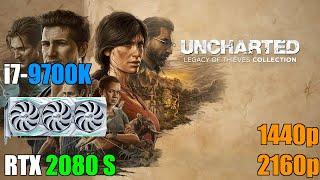 Uncharted Legacy of Thieves l RTX 2080 Super i7 9700K l Med High Ultra DLSS Settings l 1440p 4K