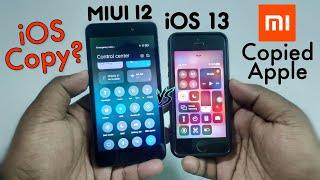 MIUI 12 vs iOS 13 | Xiaomi Copied Apple | iOS Copy? 