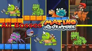 All Bosses | Super Matino — New Adventure | Without Dying | 3-star | Android